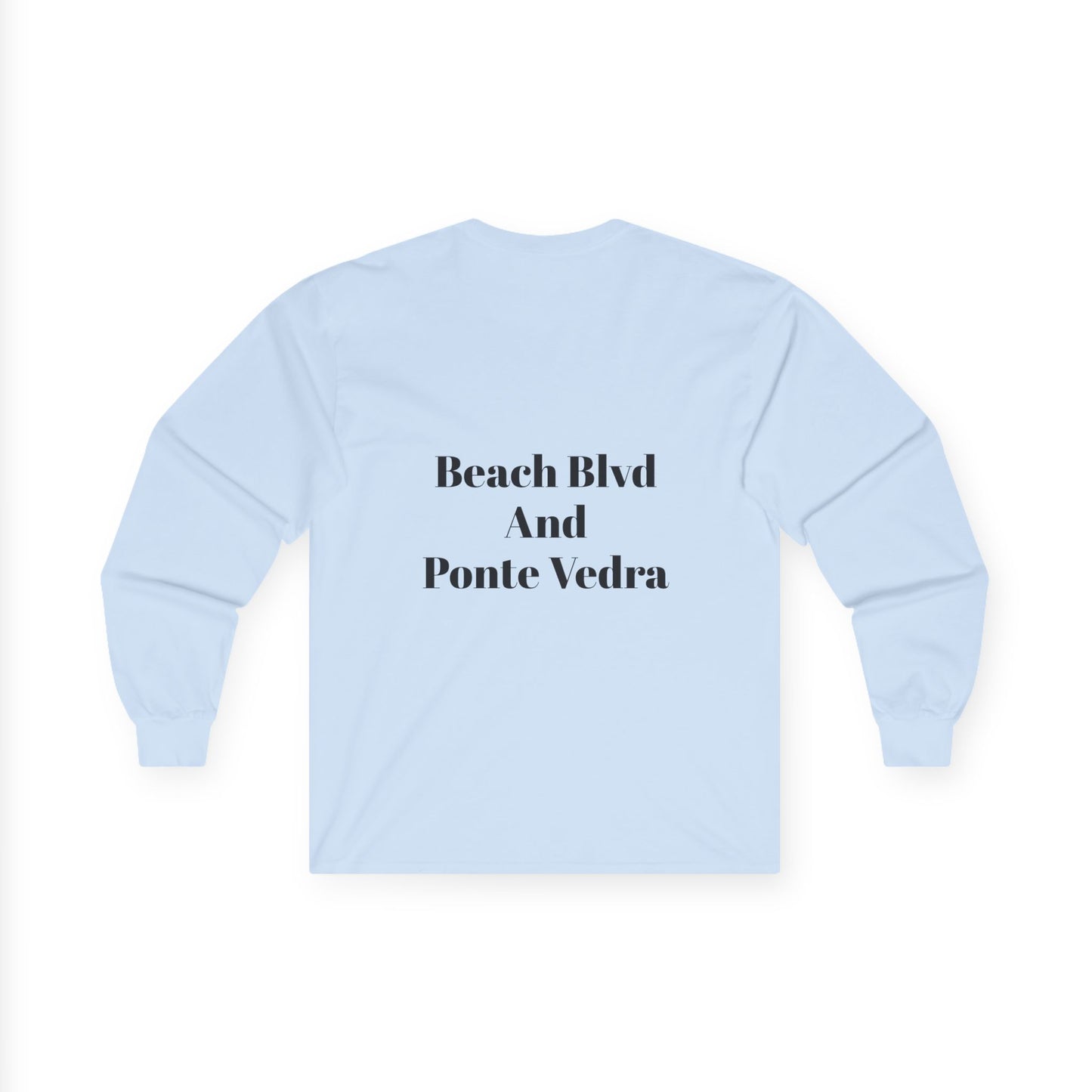 Unisex Long Sleeve Tee, Coastal Vibes Shirt, Beachfront Fashion, Casual Daily Wear, Gift for Beach Lovers, 2023 Fashion Statement