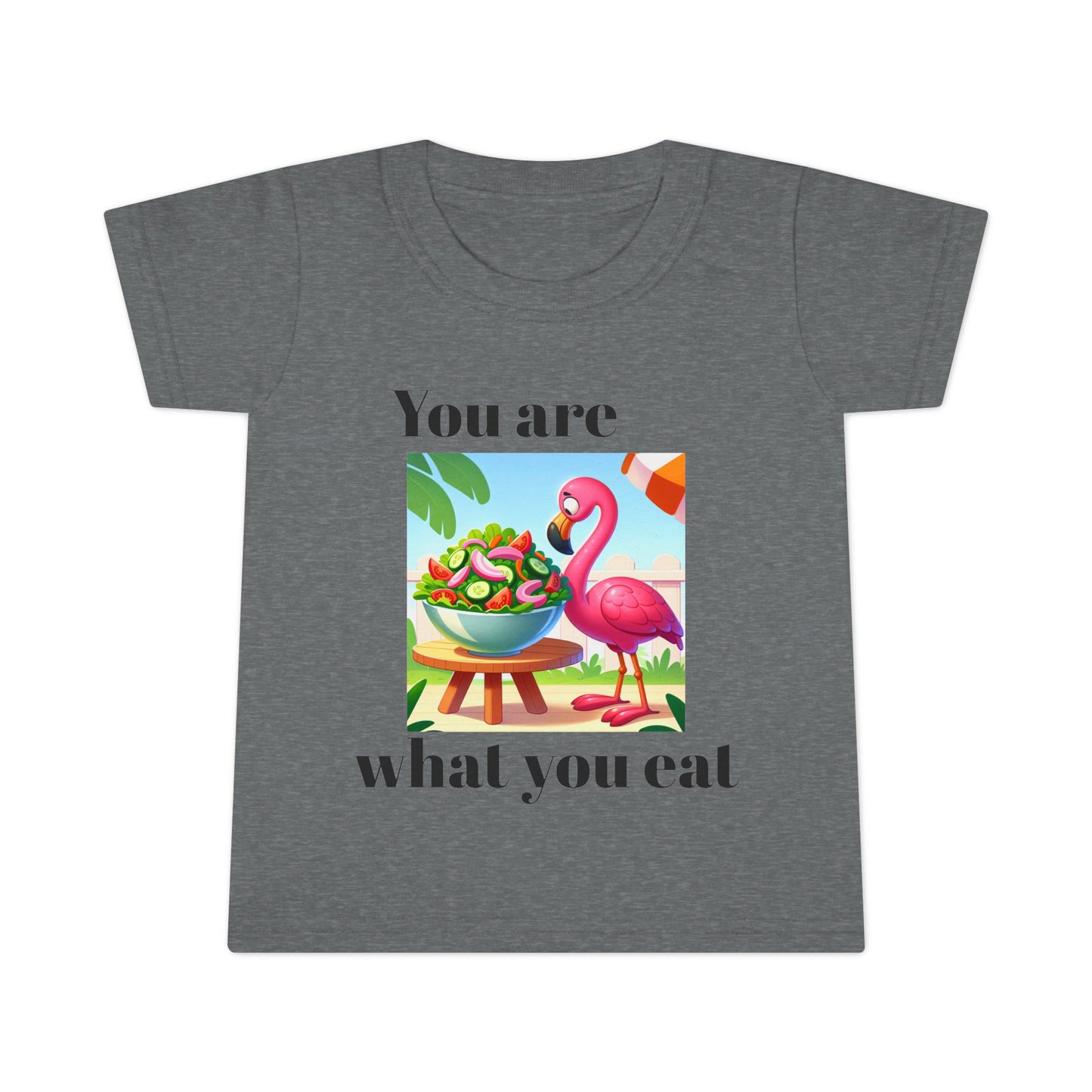 Bright Flamingo Toddler T-Shirt - Fun Summer Vibes, Gift for Kids, Cute Beach T-Shirt, Playful Outfit, Birthday Present, Vacation Wear