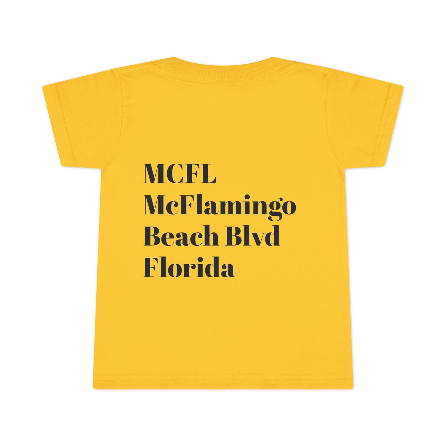 Bright Flamingo Toddler T-Shirt - Fun Summer Vibes, Gift for Kids, Cute Beach T-Shirt, Playful Outfit, Birthday Present, Vacation Wear