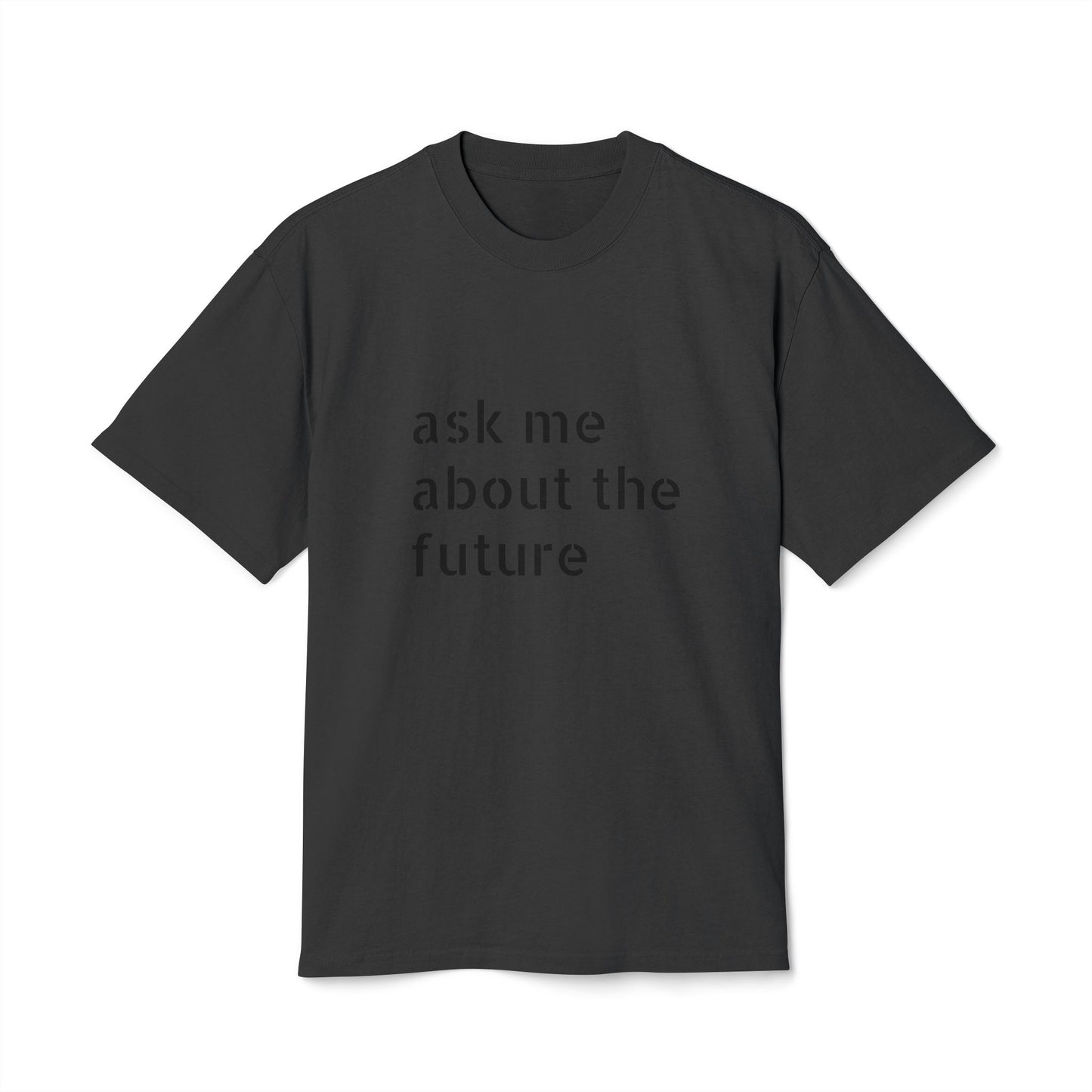 Unisex Faded Tee - Ask Me About The Future, Casual Wear, Gift for Tech Lovers, Printed T-Shirt, Unique Shirt for Events