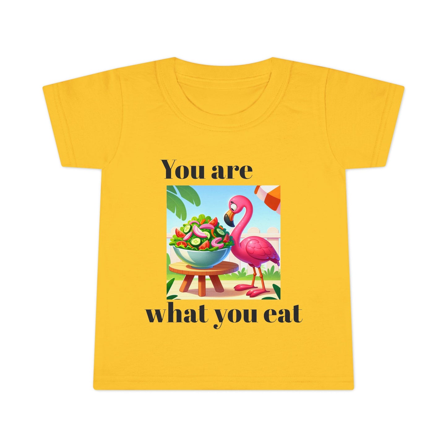 Bright Flamingo Toddler T-Shirt - Fun Summer Vibes, Gift for Kids, Cute Beach T-Shirt, Playful Outfit, Birthday Present, Vacation Wear