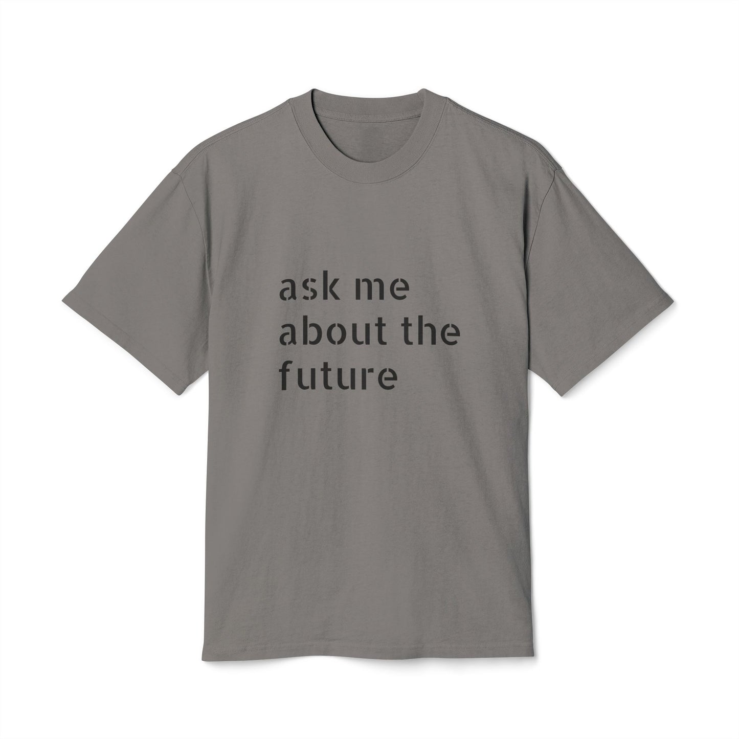 Unisex Faded Tee - Ask Me About The Future, Casual Wear, Gift for Tech Lovers, Printed T-Shirt, Unique Shirt for Events
